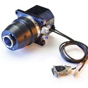 BLDC motor with constant exceedingly stable velocity, zero cogging, high accuracy of center of rotation, and high reliability.